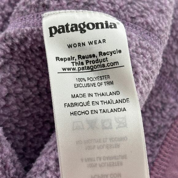Patagonia Hazy Purple Quarter Zip Pullover Better Sweater - Picture 11 of 12